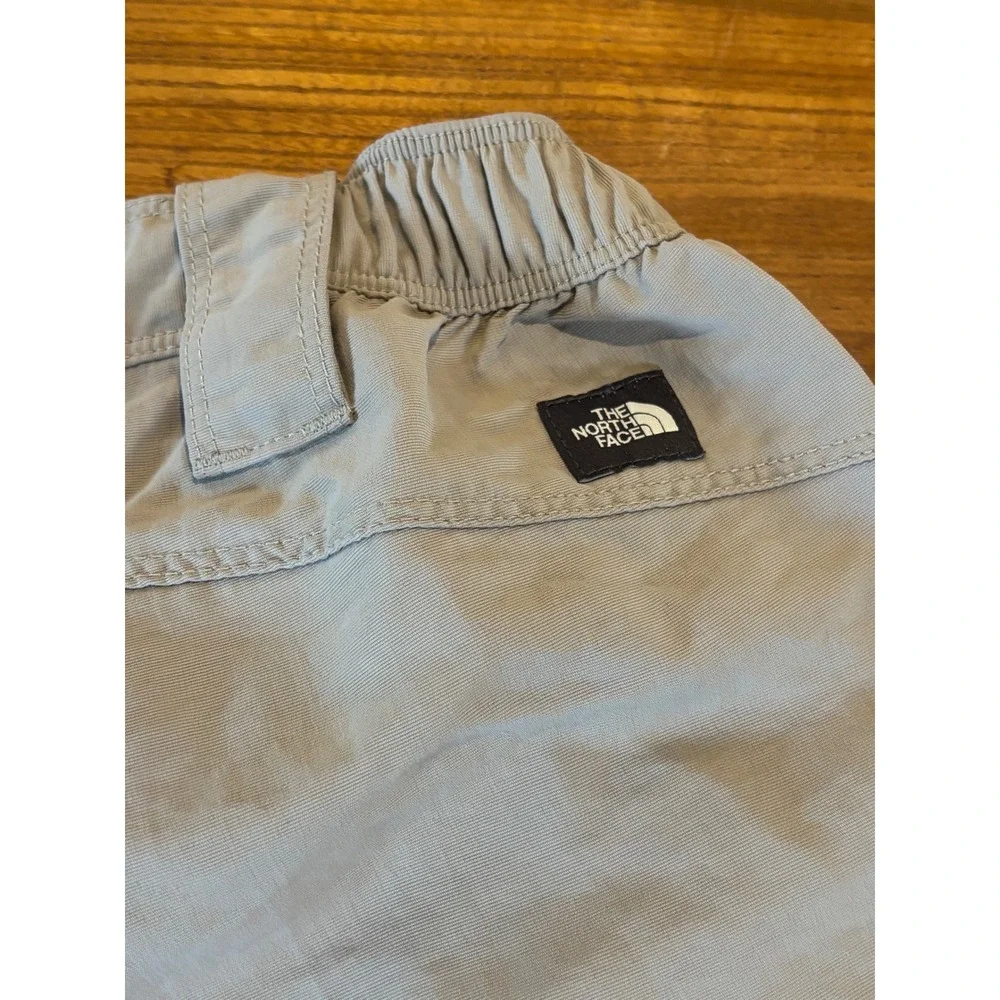 The North Face Mens Horizon Cargo Shorts Tan Khaki Nylon Hiking Outdoor Small